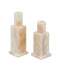 Currey and Company - Candle Holder Set of 2 - Lithos - Natural- Union Lighting Luminaires Decor