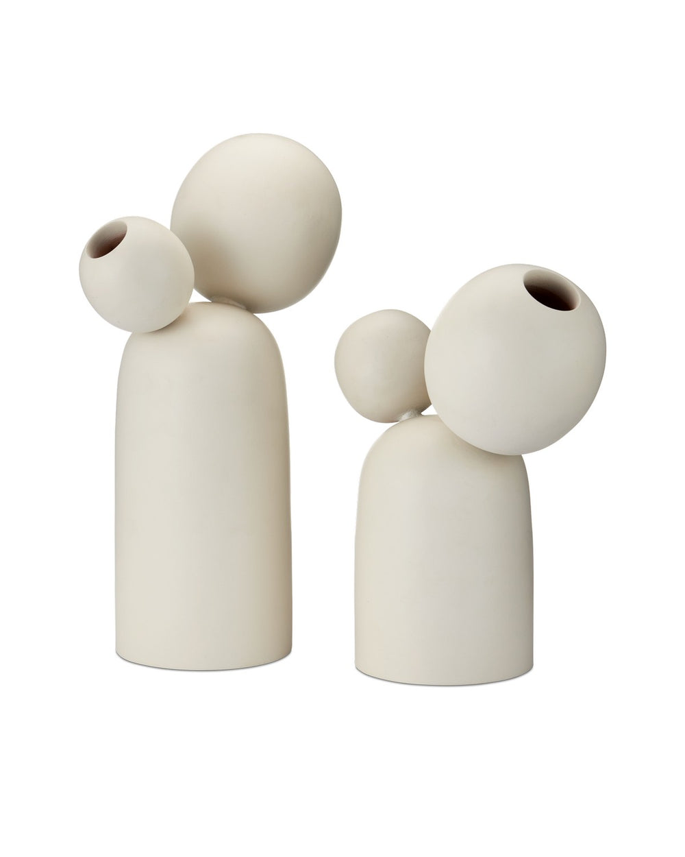 Currey and Company - Object Set of 2 - Ensemble - Ivory- Union Lighting Luminaires Decor