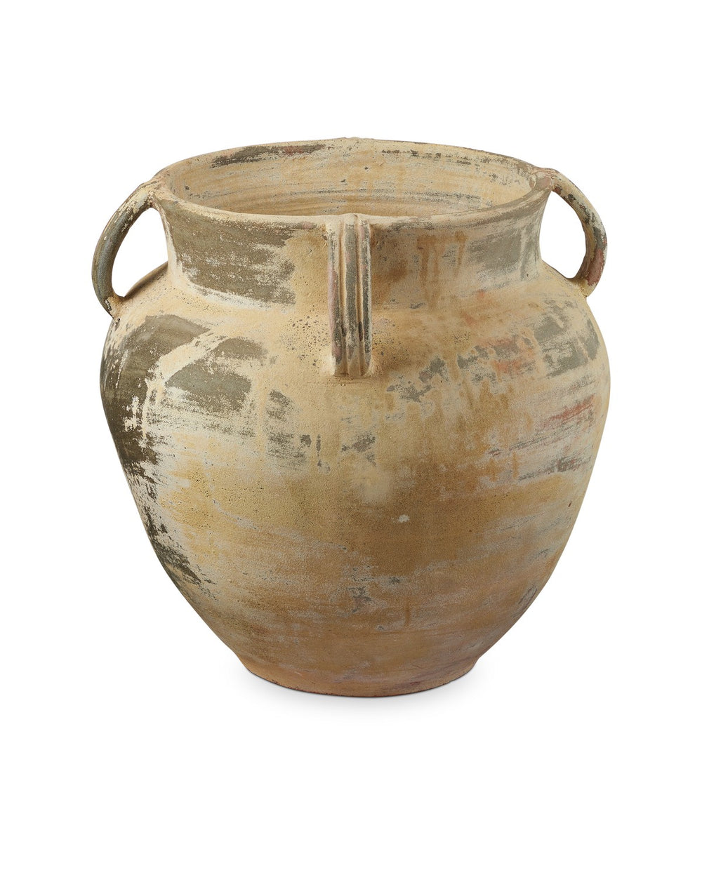 Currey and Company - Planter - Agrigento - Antique White- Union Lighting Luminaires Decor