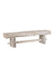 Currey and Company - Bench - Holland - Whitewash- Union Lighting Luminaires Decor