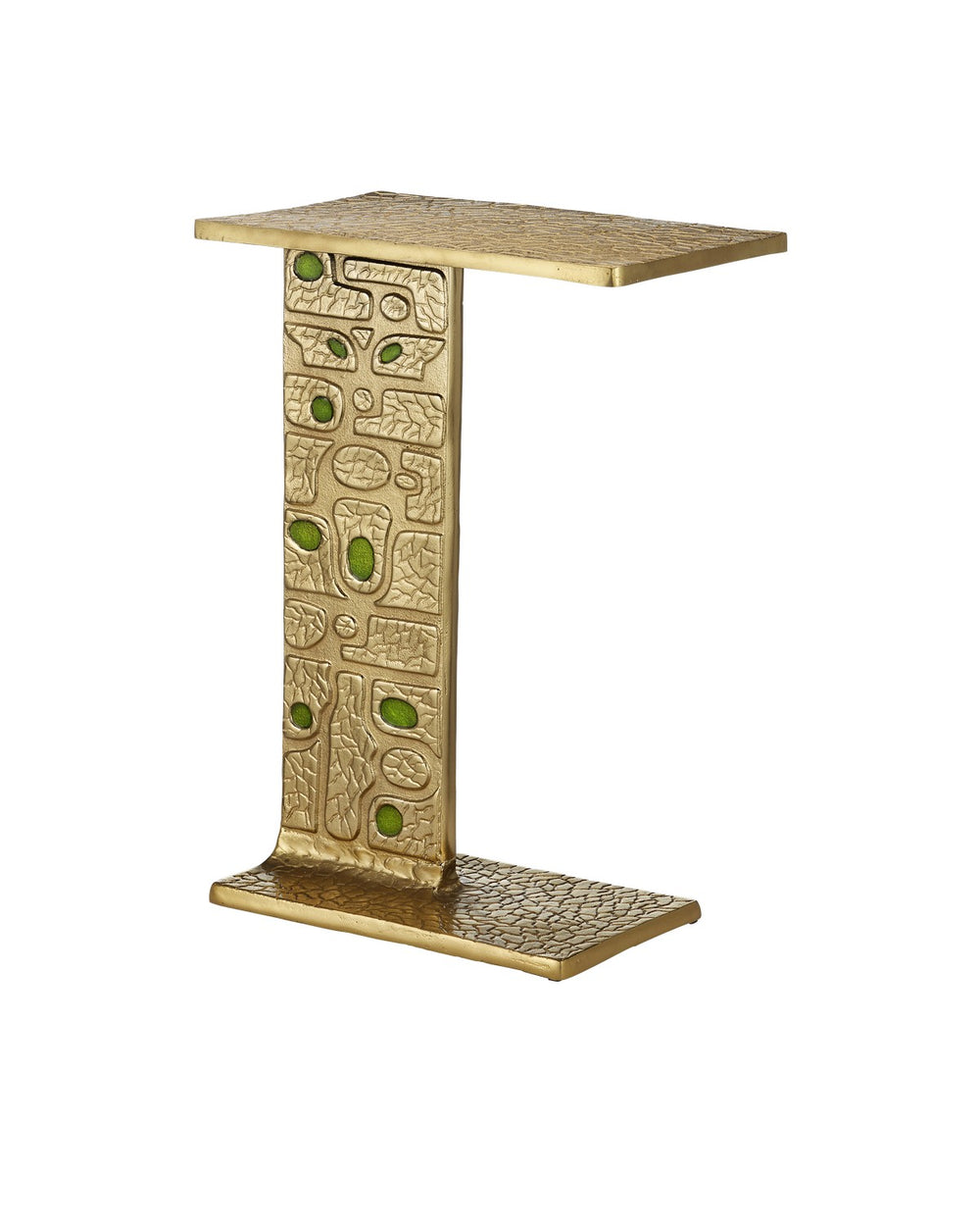 Currey and Company - Table - Beau Monde - Gold/Green- Union Lighting Luminaires Decor