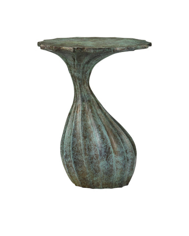 Currey and Company - Accent Table - Tunis - Verdigris- Union Lighting Luminaires Decor