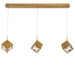 W.A.C. Canada - LED Chandelier - Ice Cube - Aged Brass- Union Lighting Luminaires Decor