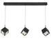 W.A.C. Canada - LED Chandelier - Ice Cube - Black- Union Lighting Luminaires Decor