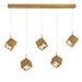 W.A.C. Canada - LED Chandelier - Ice Cube - Aged Brass- Union Lighting Luminaires Decor