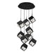 W.A.C. Canada - LED Chandelier - Ice Cube - Black- Union Lighting Luminaires Decor