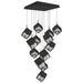 W.A.C. Canada - LED Chandelier - Ice Cube - Black- Union Lighting Luminaires Decor