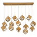 W.A.C. Canada - LED Chandelier - Ice Cube - Aged Brass- Union Lighting Luminaires Decor