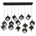 W.A.C. Canada - LED Chandelier - Ice Cube - Black- Union Lighting Luminaires Decor