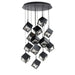 W.A.C. Canada - LED Chandelier - Ice Cube - Black- Union Lighting Luminaires Decor