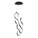 W.A.C. Canada - LED Chandelier - Interlace - Black- Union Lighting Luminaires Decor