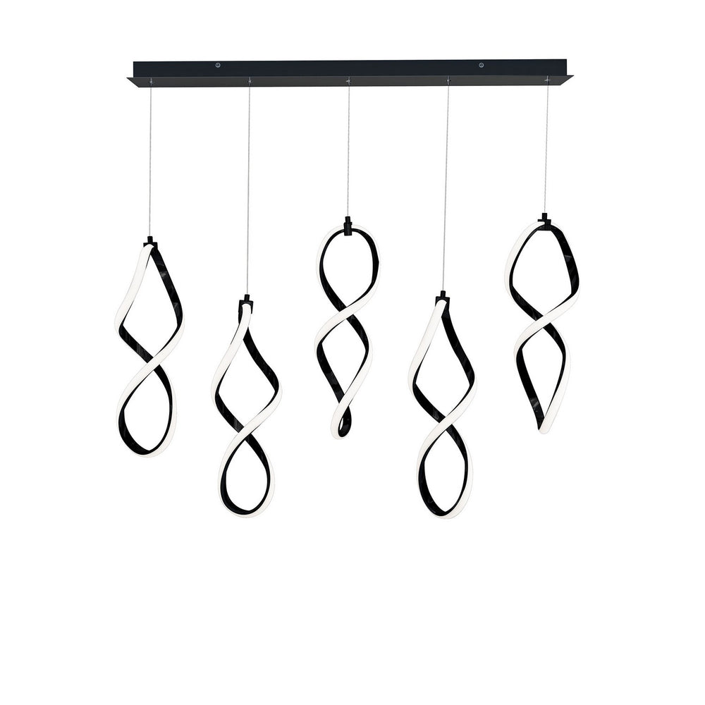 W.A.C. Canada - LED Chandelier - Interlace - Black- Union Lighting Luminaires Decor