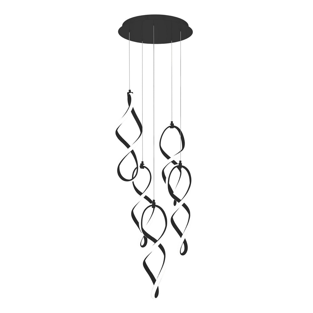 W.A.C. Canada - LED Chandelier - Interlace - Black- Union Lighting Luminaires Decor