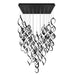 W.A.C. Canada - LED Chandelier - Interlace - Black- Union Lighting Luminaires Decor