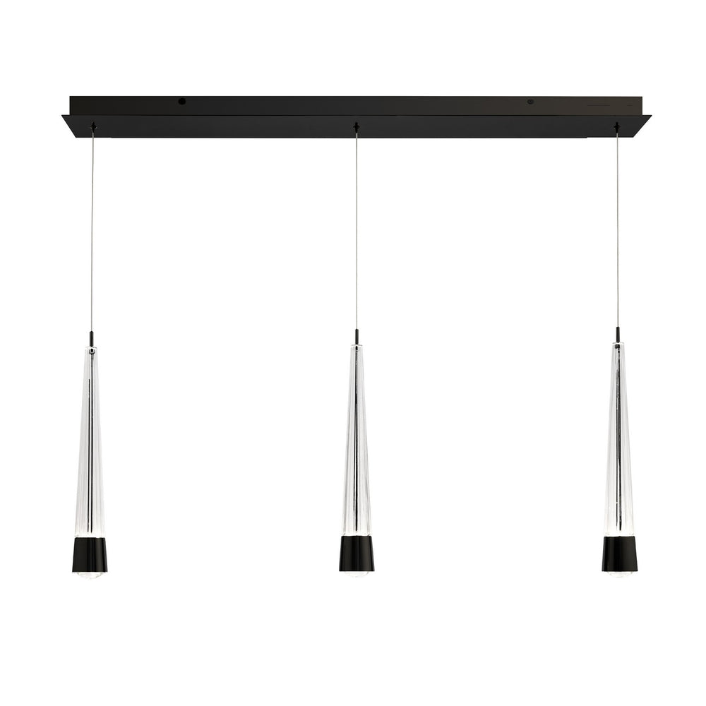 W.A.C. Canada - LED Chandelier - Quill - Black- Union Lighting Luminaires Decor