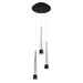 W.A.C. Canada - LED Chandelier - Quill - Black- Union Lighting Luminaires Decor