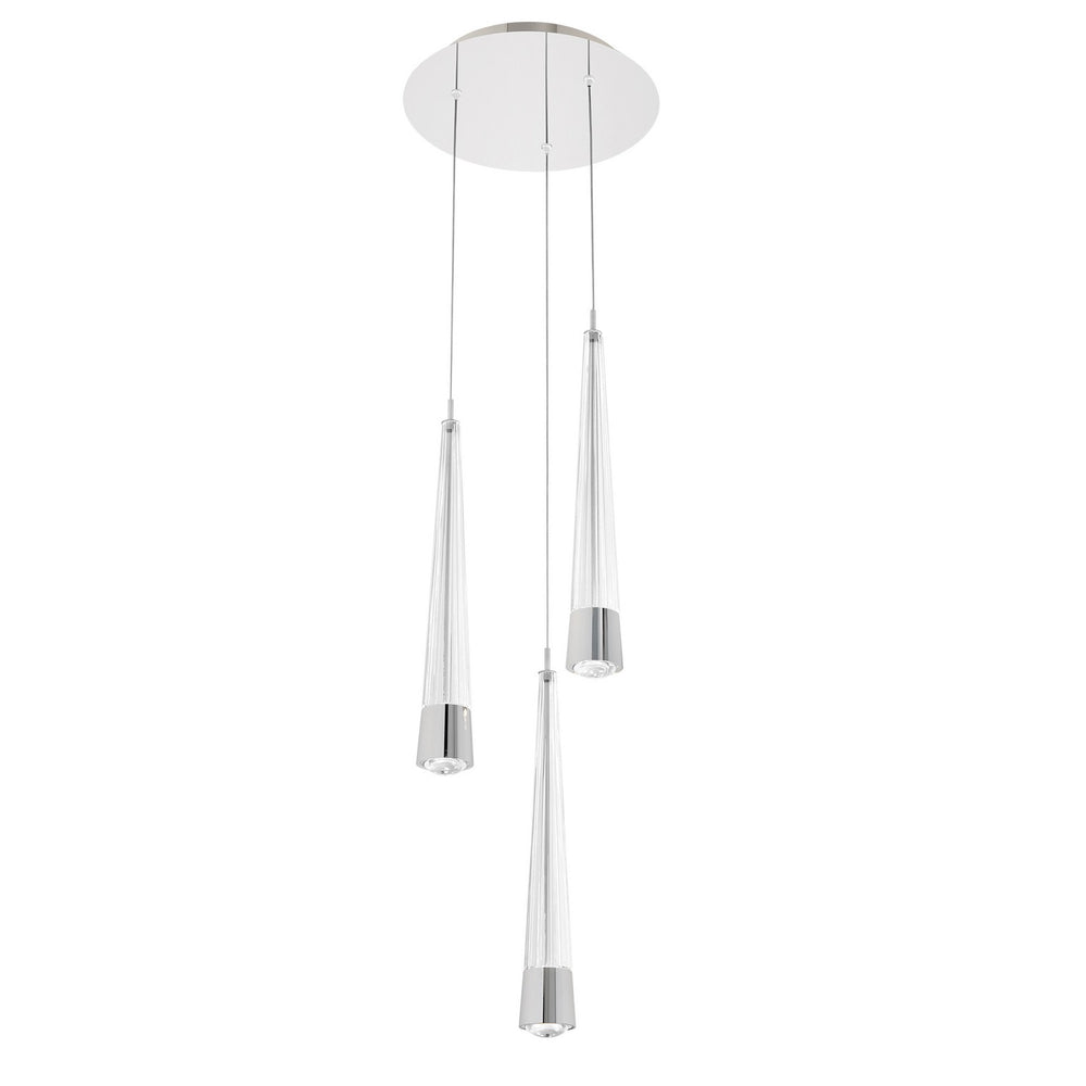 W.A.C. Canada - LED Chandelier - Quill - Chrome- Union Lighting Luminaires Decor