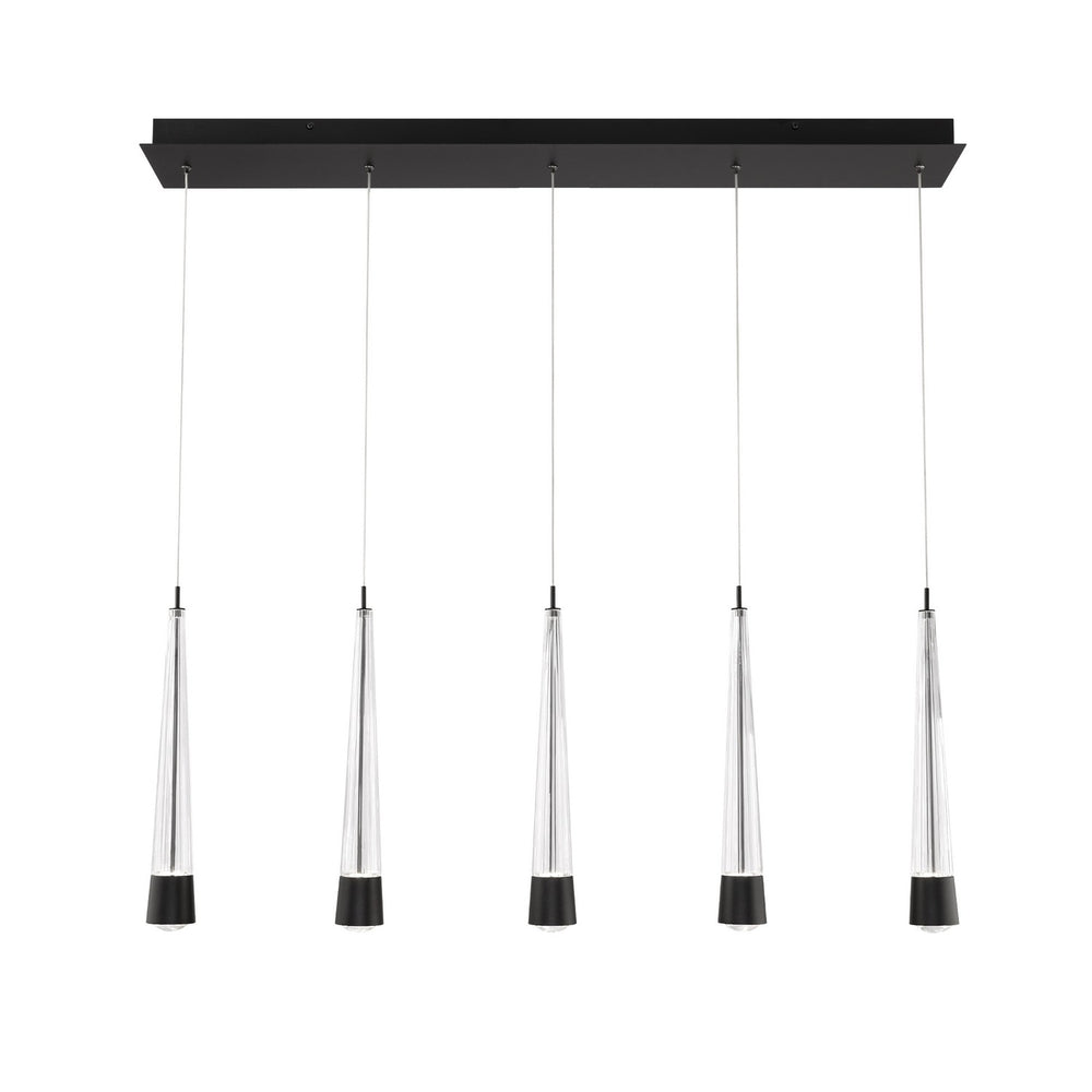 W.A.C. Canada - LED Chandelier - Quill - Black- Union Lighting Luminaires Decor