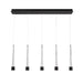 W.A.C. Canada - LED Chandelier - Quill - Black- Union Lighting Luminaires Decor