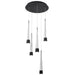 W.A.C. Canada - LED Chandelier - Quill - Black- Union Lighting Luminaires Decor