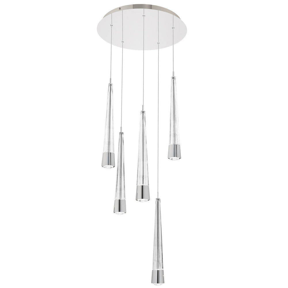 W.A.C. Canada - LED Chandelier - Quill - Chrome- Union Lighting Luminaires Decor