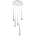 W.A.C. Canada - LED Chandelier - Quill - Chrome- Union Lighting Luminaires Decor