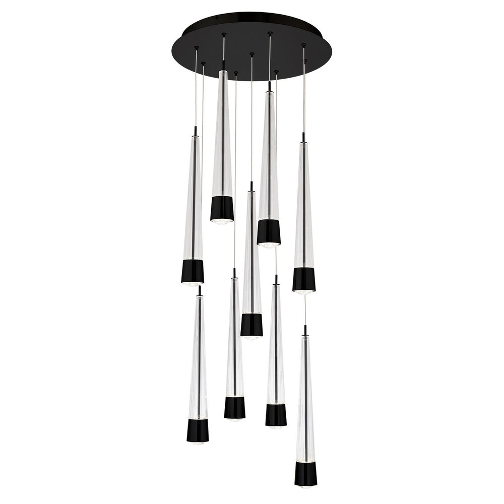 W.A.C. Canada - LED Chandelier - Quill - Black- Union Lighting Luminaires Decor