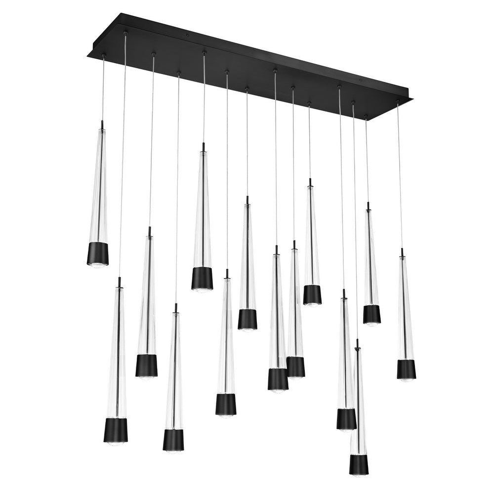 W.A.C. Canada - LED Chandelier - Quill - Black- Union Lighting Luminaires Decor