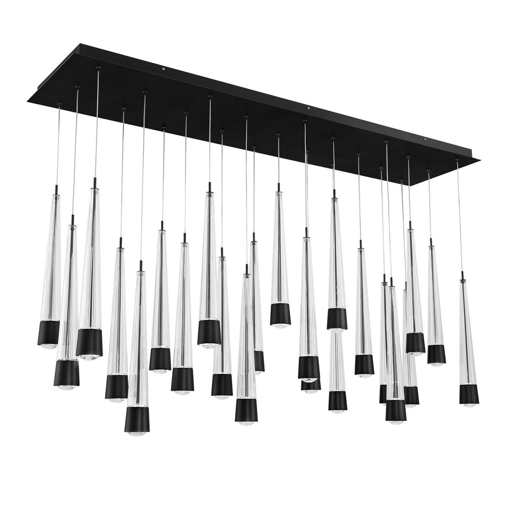 W.A.C. Canada - LED Chandelier - Quill - Black- Union Lighting Luminaires Decor