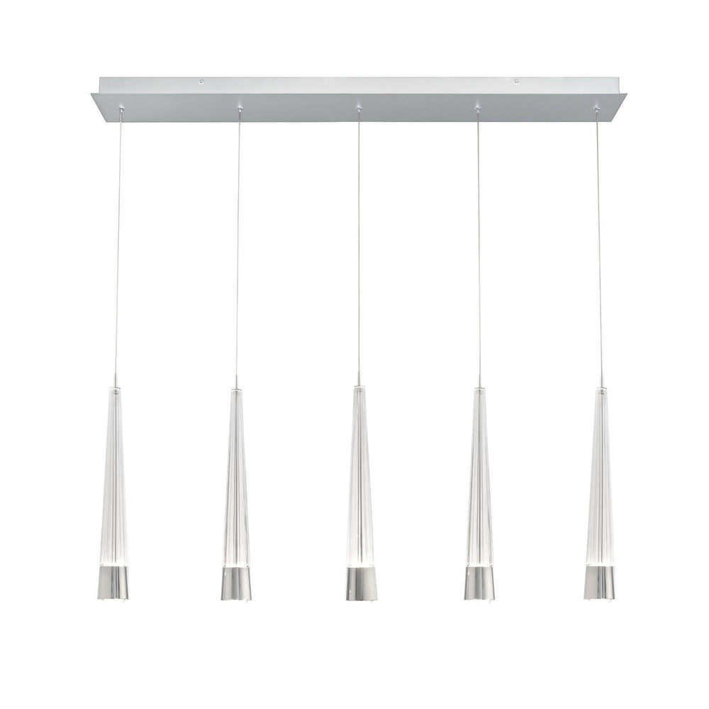 W.A.C. Canada - LED Chandelier - Quill - Chrome- Union Lighting Luminaires Decor