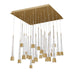 W.A.C. Canada - LED Chandelier - Quill - Aged Brass- Union Lighting Luminaires Decor