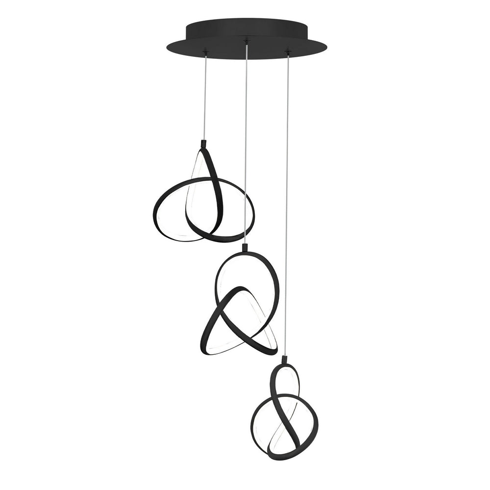W.A.C. Canada - LED Chandelier - Vornado - Black- Union Lighting Luminaires Decor