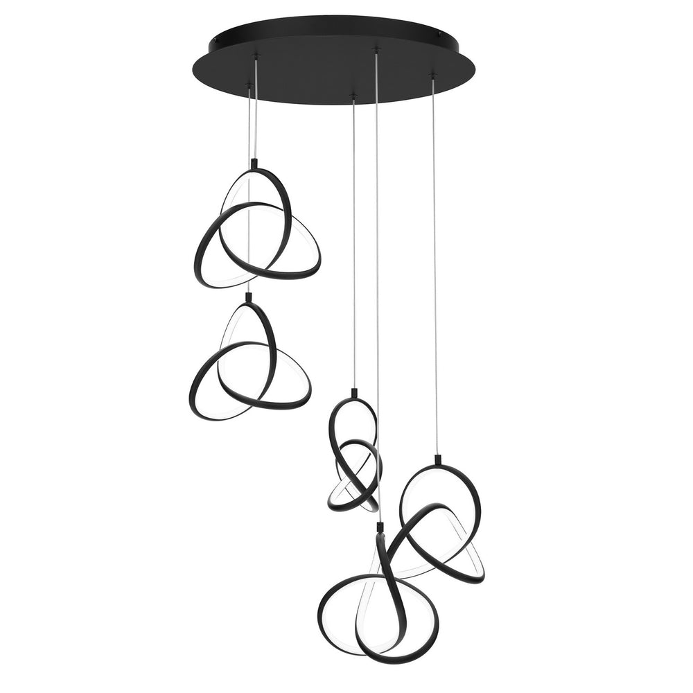 W.A.C. Canada - LED Chandelier - Vornado - Black- Union Lighting Luminaires Decor