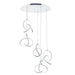 W.A.C. Canada - LED Chandelier - Vornado - Chrome- Union Lighting Luminaires Decor