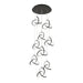 W.A.C. Canada - LED Chandelier - Vornado - Black- Union Lighting Luminaires Decor
