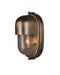 Currey and Company - One Light Outdoor Wall Sconce - Maritime - Antique Brass/Clear- Union Lighting Luminaires Decor
