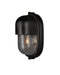 Currey and Company - One Light Outdoor Wall Sconce - Maritime - Matte Black/Clear- Union Lighting Luminaires Decor