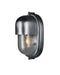 Currey and Company - One Light Outdoor Wall Sconce - Maritime - Antique Silver/Clear- Union Lighting Luminaires Decor