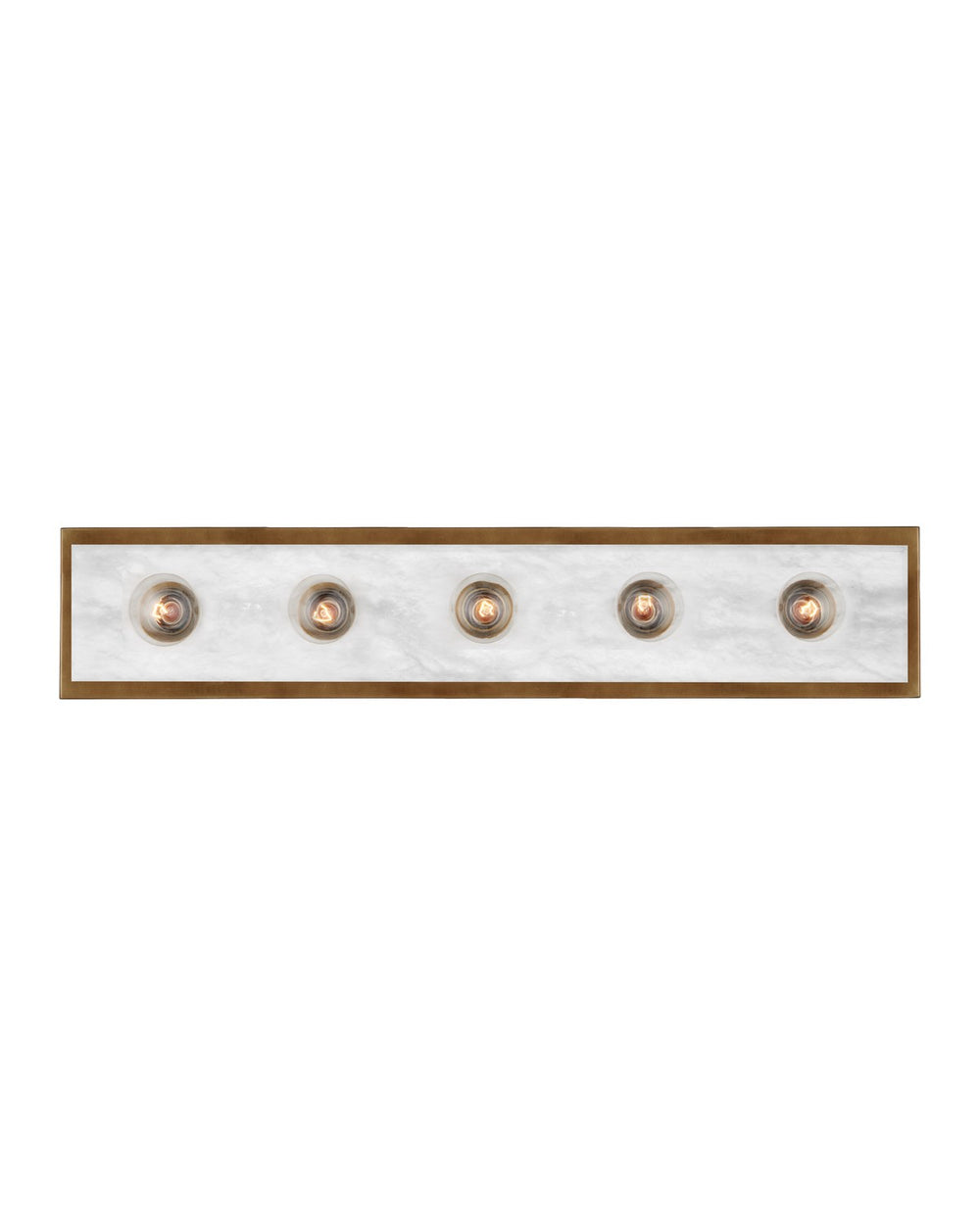 Currey and Company - Five Light Wall Sconce - Berdine - Natural/Antique Brass- Union Lighting Luminaires Decor