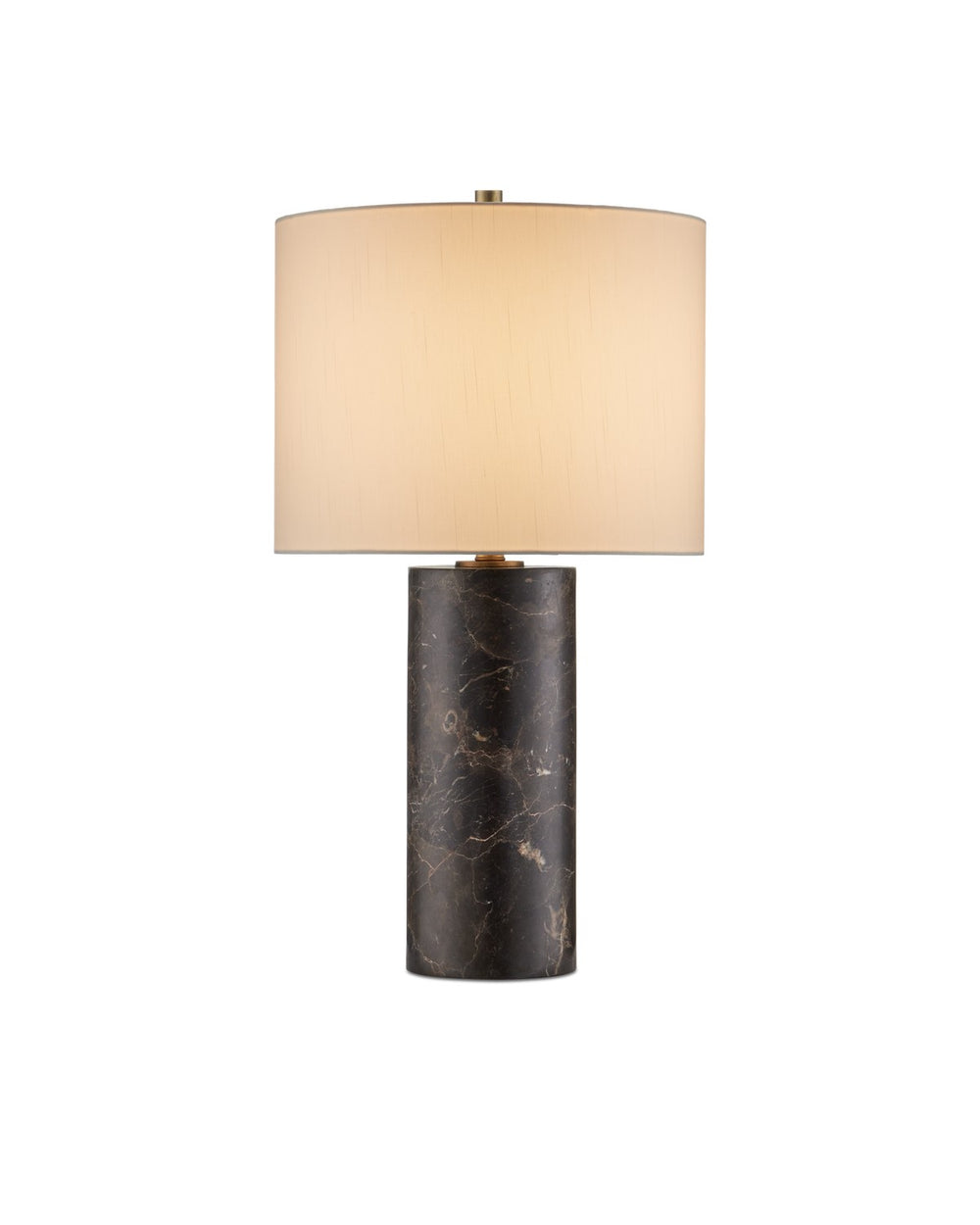 Currey and Company - One Light Table Lamp - Vespera - Coffee Brown / Antique Brass- Union Lighting Luminaires Decor