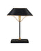 Currey and Company - One Light Table Lamp - Daphne Collection - Black / Antique Gold- Union Lighting Luminaires Decor