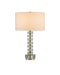 Currey and Company - One Light Table Lamp - Mystras - Clear/Antique Brass- Union Lighting Luminaires Decor