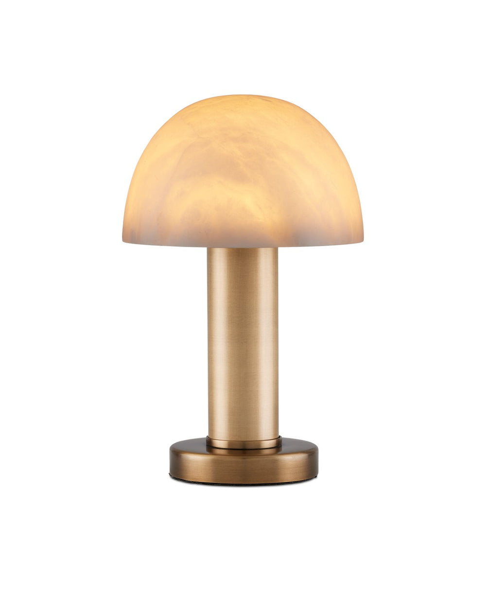 Currey and Company - One Light Table Lamp - La Gravite Mini Table Lamp - Natural / Brass- Union Lighting Luminaires Decor
