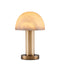 Currey and Company - One Light Table Lamp - La Gravite Mini Table Lamp - Natural / Brass- Union Lighting Luminaires Decor