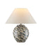 Currey and Company - One Light Table Lamp - Minnows - Navy Blue/Beige- Union Lighting Luminaires Decor