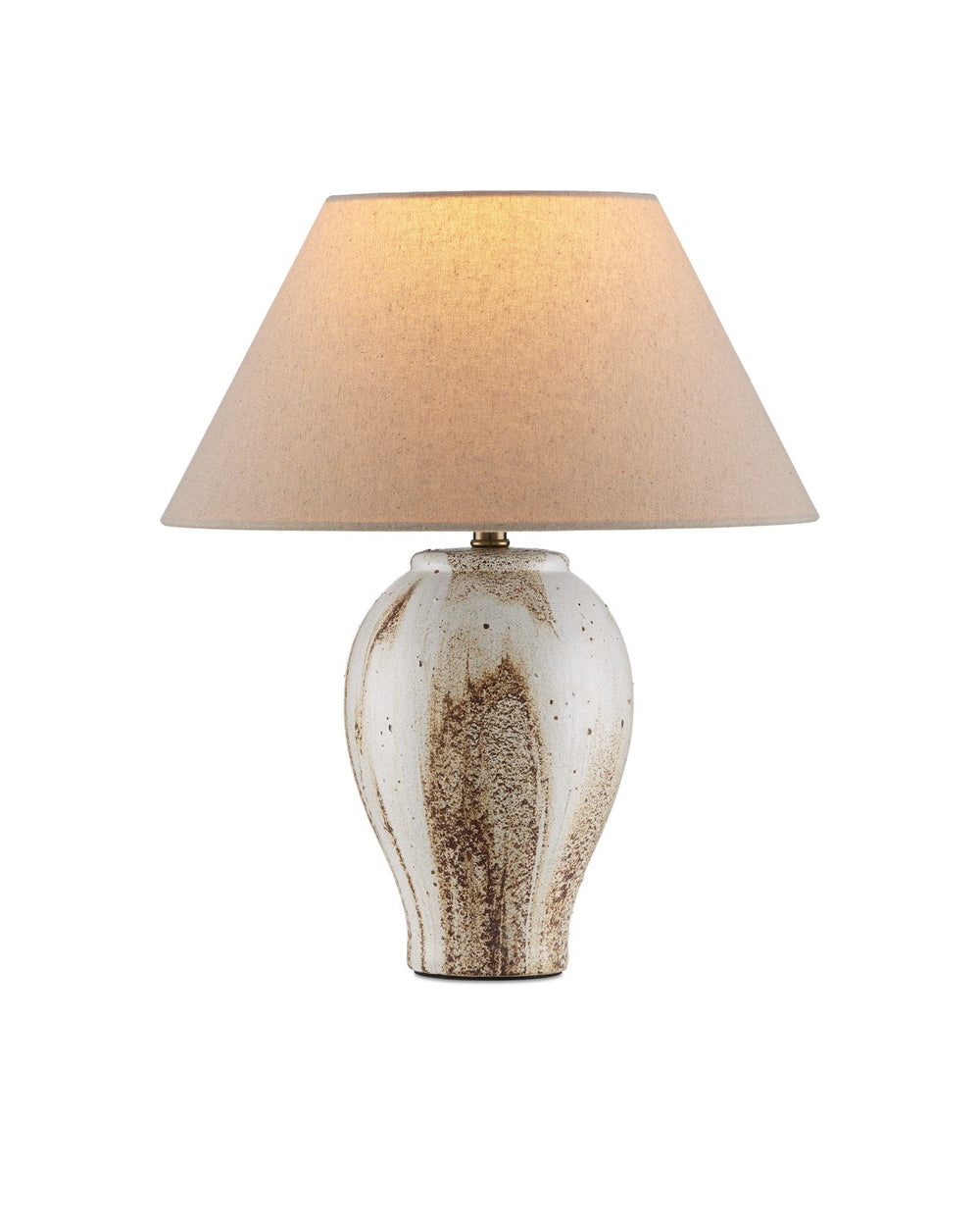 Currey and Company - One Light Table Lamp - Latte - Beige/Off-White- Union Lighting Luminaires Decor