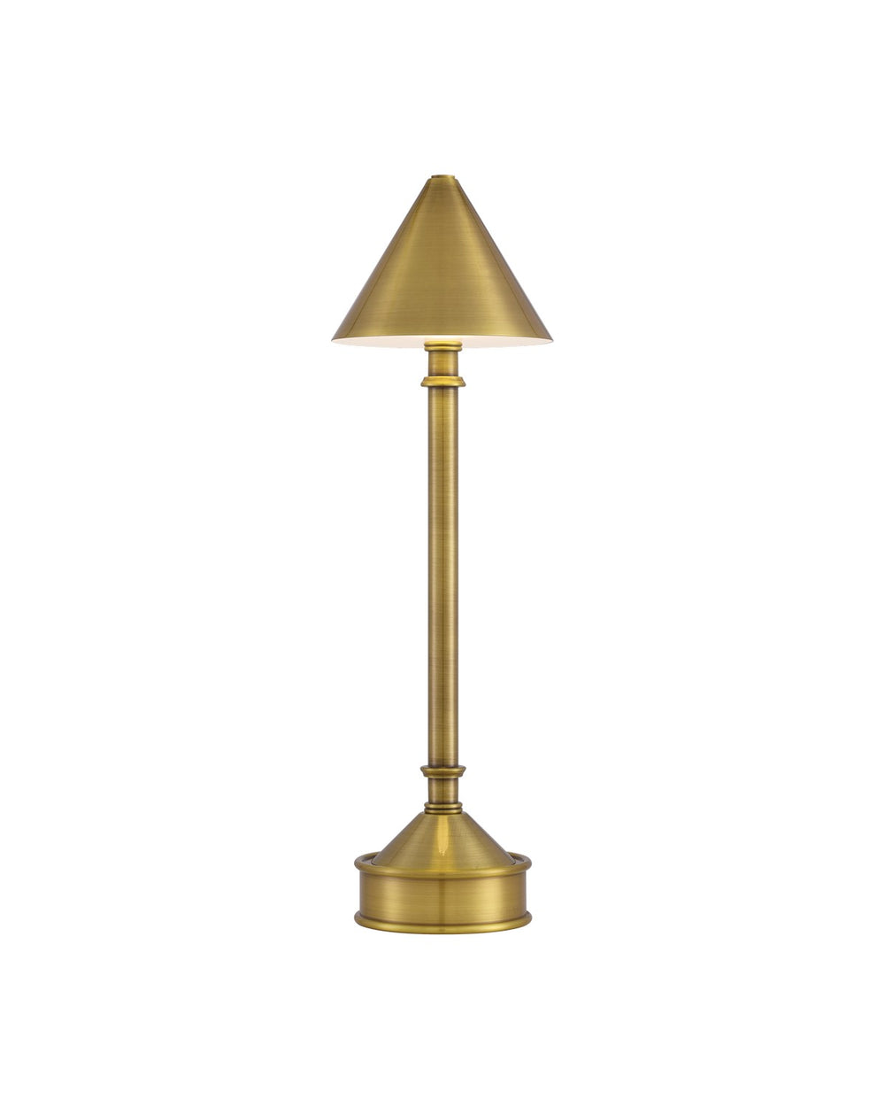 Currey and Company - LED Table Lamp - Traipse Collection - Brass- Union Lighting Luminaires Decor