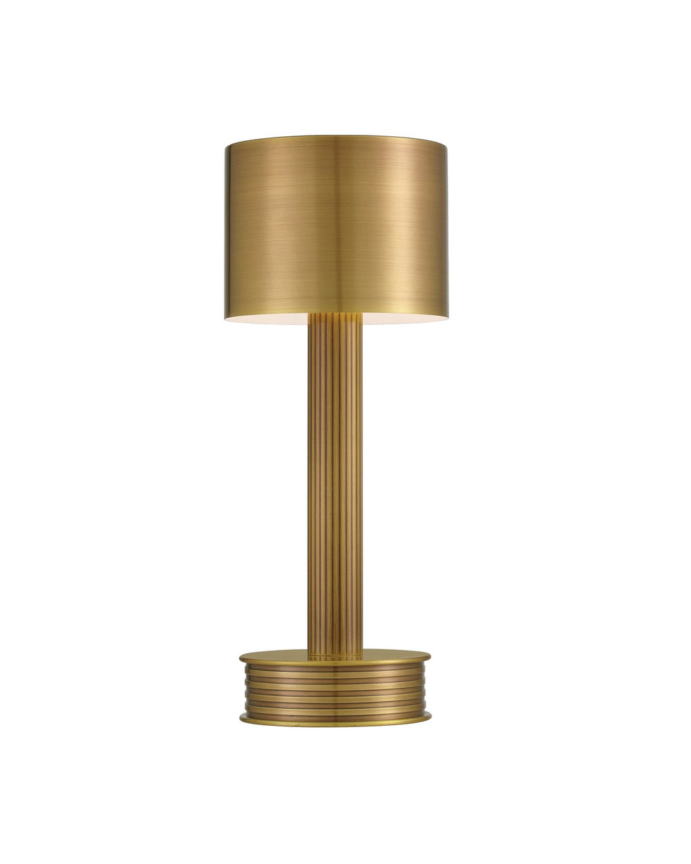 Currey and Company - LED Table Lamp - Traverse Collection - Brass- Union Lighting Luminaires Decor