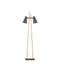 Currey and Company - LED Floor Lamp - Duet - Oil Rubbed Bronze/Antique Brass- Union Lighting Luminaires Decor