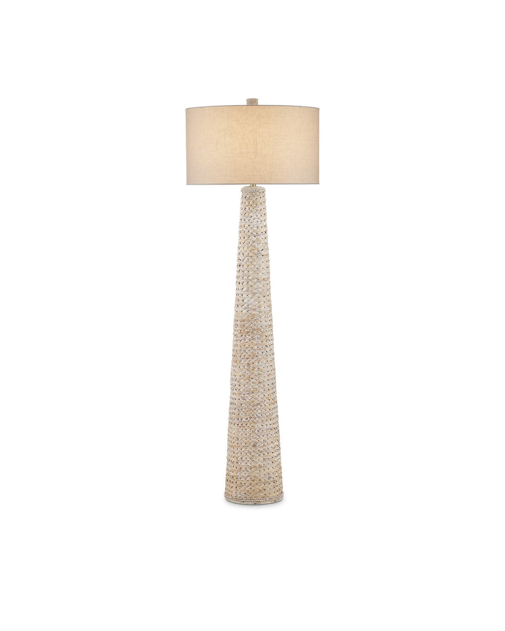 Currey and Company - One Light Floor Lamp - Birdsong Collection - Whitewash- Union Lighting Luminaires Decor